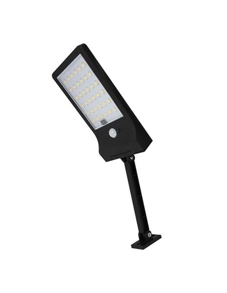 FAROL LED ELBAT 350LM SOLAR + SENSOR + MANDO NEGRO