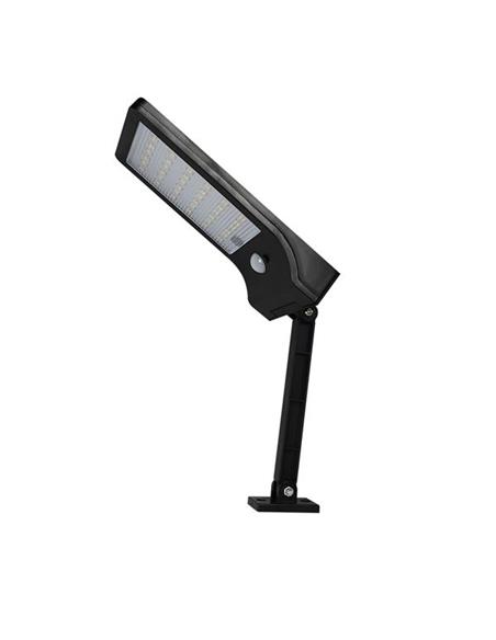FAROL LED ELBAT 350LM SOLAR + SENSOR + MANDO NEGRO