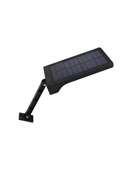 FAROL LED ELBAT 350LM SOLAR + SENSOR + MANDO NEGRO