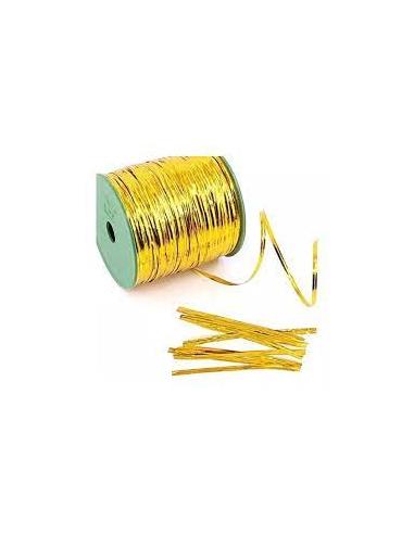 HILO REGALO ALAMBRE PLASTIFICADO ORO 92m