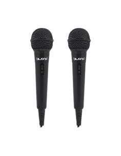 MICROFONO BIWOND 54078 ST12 KARAOKE CABLE PACK 2uds