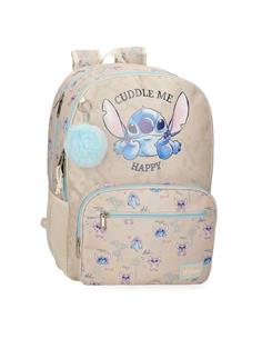 MOCHILA ADAP. 44 CM 2C STITCH CUDDLE ME HAPPY
