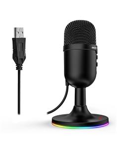 MICROFONO CROMAD G13 GAMING RGB USB NEGRO 2