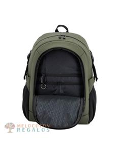 MOCHILA TANDEM CITY 46cm ADAPTABLE CUENCA VERDE 2