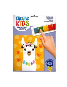 SET DE MANUALIDADES CREATIVE KIDS - PINTAR CON LOS DEDOS