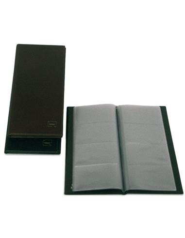 TARJETERO GRAFOPLAS 105x68mm ALARGADO NEGRO