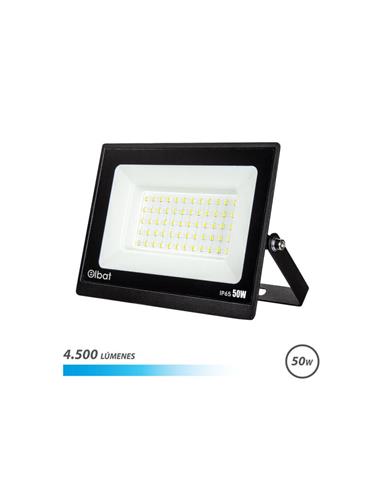 FOCO ELBAT 4500LM SERIE SUPER SLIM 50W NEGRO
