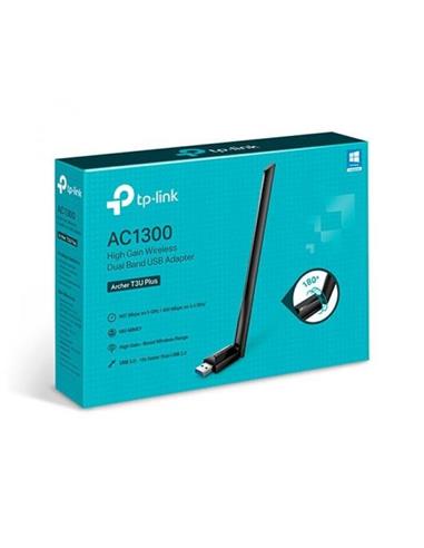 ADAPTADOR RED TP-LINK DUAL BAND USB WIRELESS AC1300 PLUS (MU-MIMO HIGH GAIN)