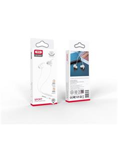 AURICULAR + MICRO XO EP65 JACK 3.5MM IRON BLANCO 2