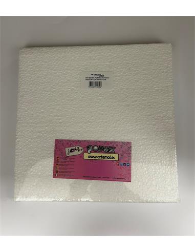 BASE POLIESPAN ARTEMOL CUADRADO 30x30cm 1ud