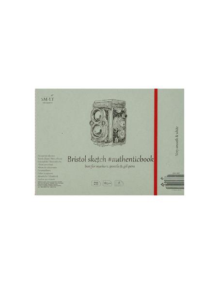 BLOC PAPEL SMLTART BRISTOL SKETCH 18H A5 185g TINTAS LIQUIDAS
