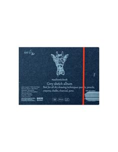 BLOC PAPEL SMLTART ALBUM SKETCH GRIS 18H A5 180g BOCETOS