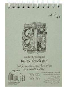 BLOC PAPEL SMLTART BRISTOL SKETCH 30H A5 185g TINTAS LIQUIDAS