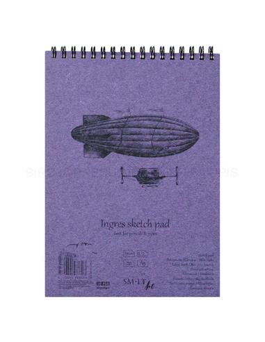BLOC PAPEL SMLTART INGRES SKETCH 25H A5 130g
