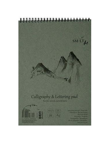 BLOC PAPEL SMLTART CALIGRAFIA Y LETTERING 50H A4 100g
