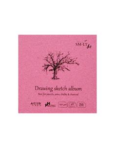 BLOC PAPEL SMLTART DRAWING SKETCH 48H 14x14cm 120g DIBUJO UNIVERSAL