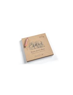BLOC PAPEL SMLTART BROWN SKETCH 32H 9x9cm 135g BOCETOS 2