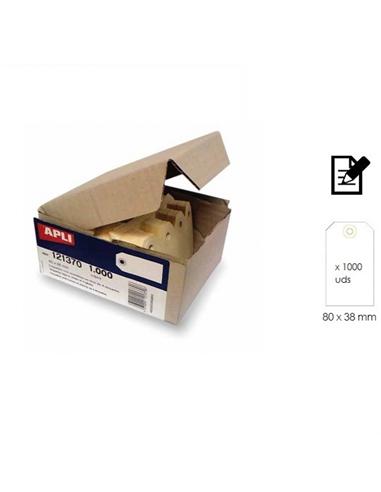 ETIQUETA APLI COLGANTE MANUAL 80x38mm 1000U BEIGE