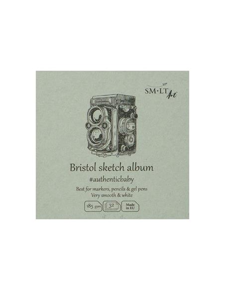 BLOC PAPEL SMLTART BRISTOL SKETCH 32H 9x9cm 185g TINTAS LIQUIDAS