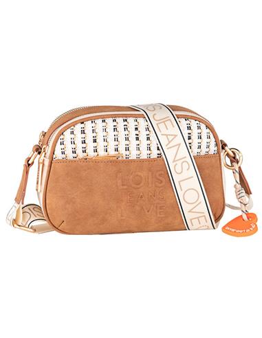 BOLSO MANO BANDOLERA LOIS JEANS MISSOULA BEIGE