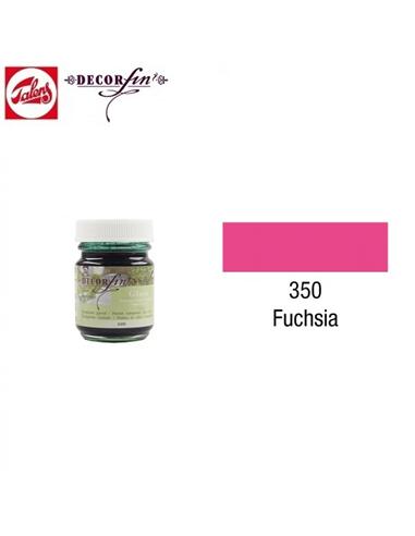 PINTURA GLASS DECORFIN 350 16ml FUCSIA