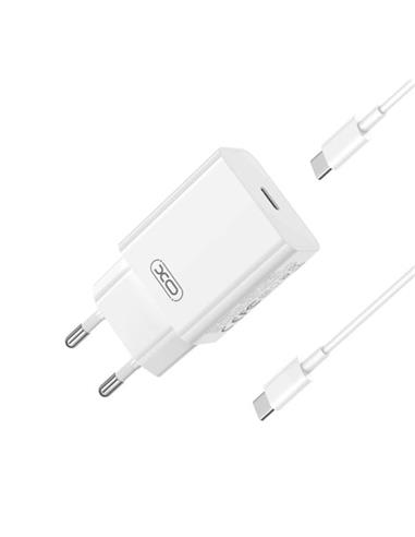 CARGADOR XO USB-C ADAPT PARED 20W L126 BLANCO
