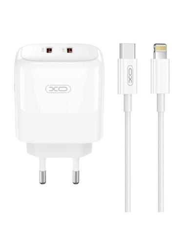 CARGADOR XO LIGHTNING ADAPT PARED 35W L140 BLANCO