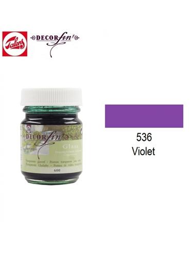 PINTURA GLASS DECORFIN 536 50ml VIOLETA
