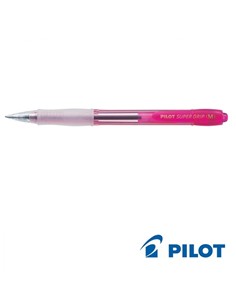 BOLIGRAFO PILOT BPGP SUPER GRIP NEON 1.0mm ROSA