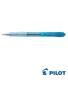BOLIGRAFO PILOT BPGP SUPER GRIP NEON 1.0mm AZUL