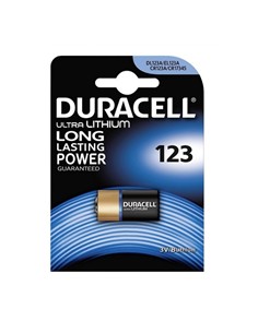 PILA DURACELL CR123 ULTRA LITHIUM PHOTO 3 V.