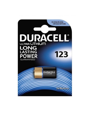 PILA DURACELL CR123 ULTRA LITHIUM PHOTO 3 V.
