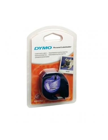CINTA ROTULADORA DYMO TAG 12mm x 4m PP TRANSPARENT