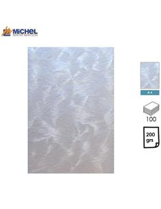 PAPEL MICHEL CRISTALON NACAR A4 200GR 100H BLANCO