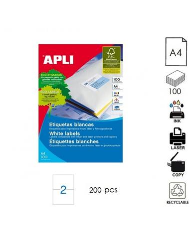 ETIQUETA APLI ILC A4 210x148mm 100H BLANCO