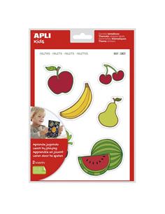 GOMETS ADHESIVO APLI TEMATICO MAXI "FRUTAS"