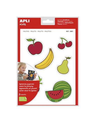 GOMETS ADHESIVO APLI TEMATICO MAXI "FRUTAS"