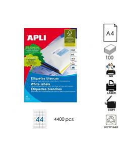 ETIQUETA APLI ILC A4 48,5x25,4mm 100H BLANCO