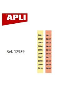 TALONARIO RIFA LLUMINETAS APLI DEL 1 AL 1000 REF-1