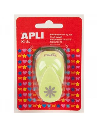 PERFORADORA APLI 16mm FLOR VERDE