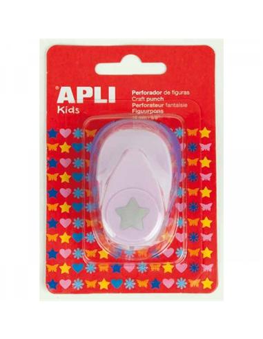 PERFORADORA APLI 16mm ESTRELLA LILA