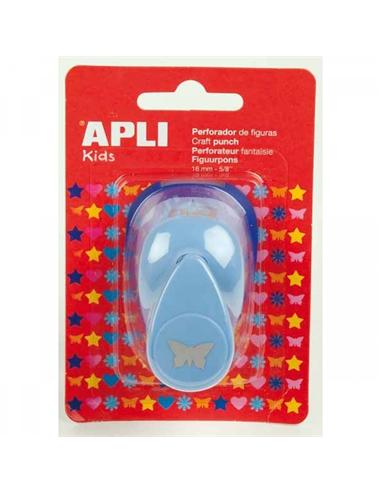 PERFORADORA APLI 16mm MARIPOSA AZUL