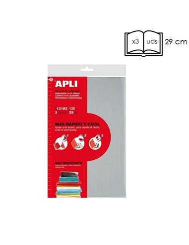 FUNDA LIBRO AJUSTABLE APLI 29cm 3U