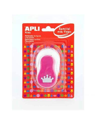 PERFORADORA APLI GOMA EVA 25.4mm CORONA ROSA