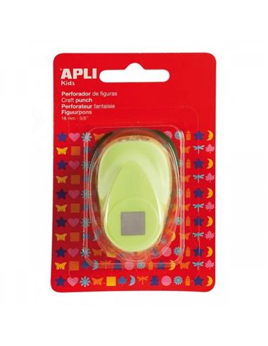 PERFORADORA APLI 16mm CUADRADO VERDE