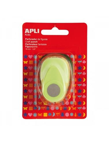 PERFORADORA APLI 16mm CIRCULO VERDE