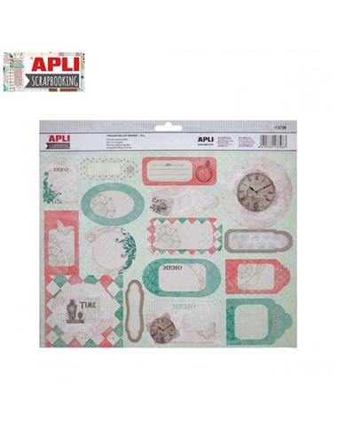 SET APLI FORMAS PRECORTADAS VINTAGE 16ud