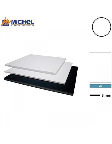 CARTON PLUMA MICHEL A3 DIAVANO 3mm BLANCO