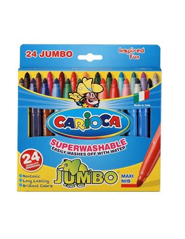 ROTULADOR CARIOCA JUMBO 24 COLORES