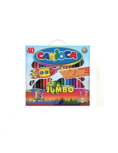 ROTULADOR CARIOCA JUMBO MALETIN 40 COLORES